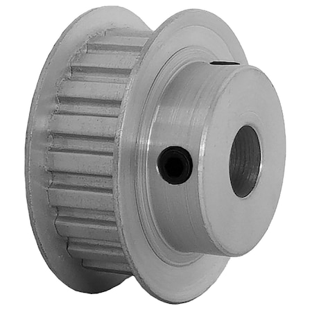 B&B Manufacturing 21XL037-6FA5, Timing Pulley, Aluminum, Clear Anodized, 21XL037-6FA5
